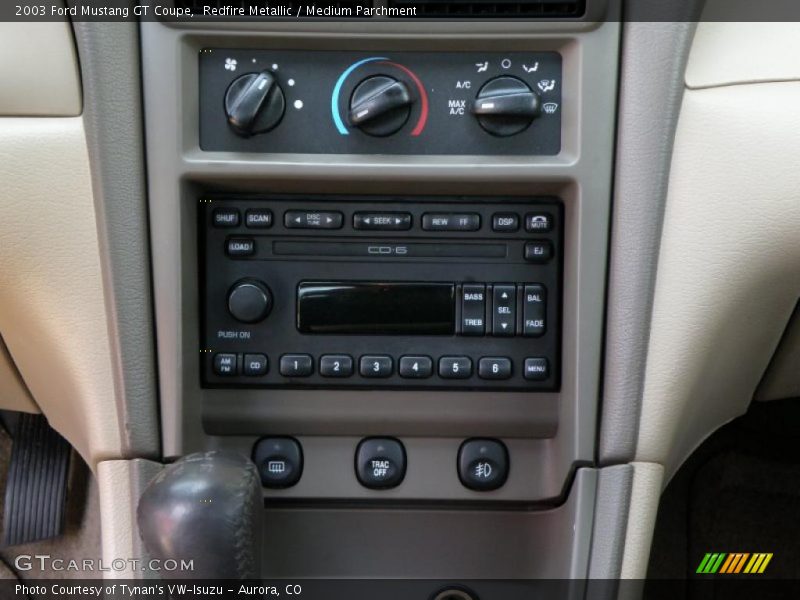 Redfire Metallic / Medium Parchment 2003 Ford Mustang GT Coupe