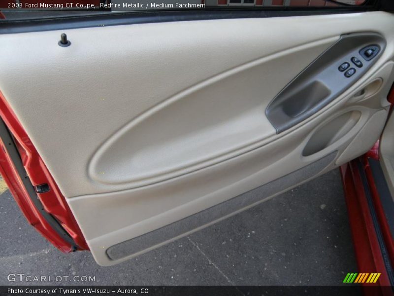Redfire Metallic / Medium Parchment 2003 Ford Mustang GT Coupe