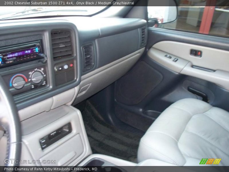 Onyx Black / Medium Gray/Neutral 2002 Chevrolet Suburban 1500 Z71 4x4