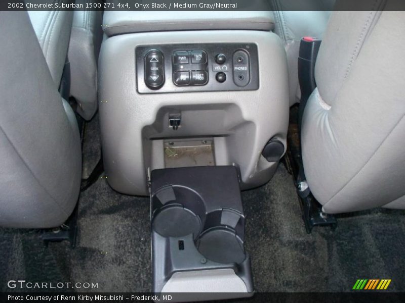 Onyx Black / Medium Gray/Neutral 2002 Chevrolet Suburban 1500 Z71 4x4