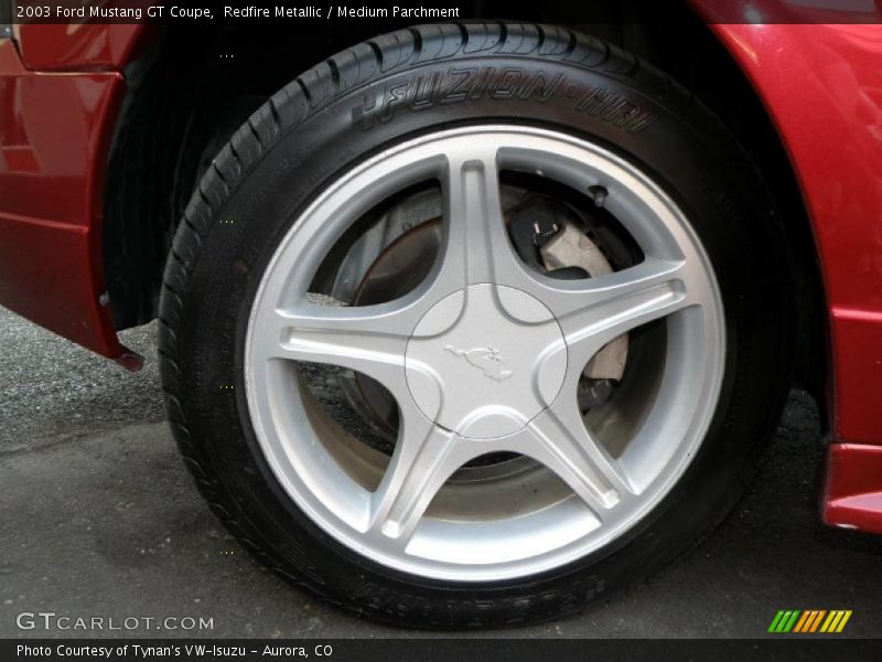 Redfire Metallic / Medium Parchment 2003 Ford Mustang GT Coupe