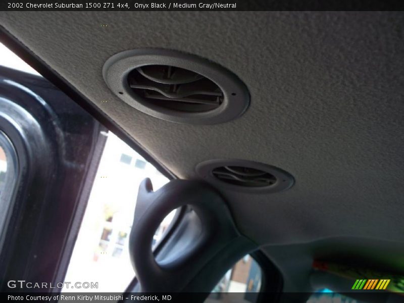 Onyx Black / Medium Gray/Neutral 2002 Chevrolet Suburban 1500 Z71 4x4