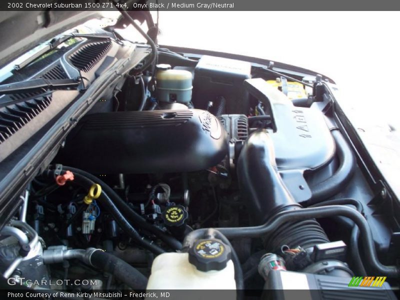 Onyx Black / Medium Gray/Neutral 2002 Chevrolet Suburban 1500 Z71 4x4