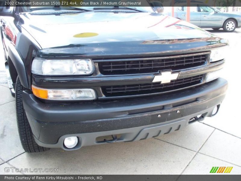 Onyx Black / Medium Gray/Neutral 2002 Chevrolet Suburban 1500 Z71 4x4