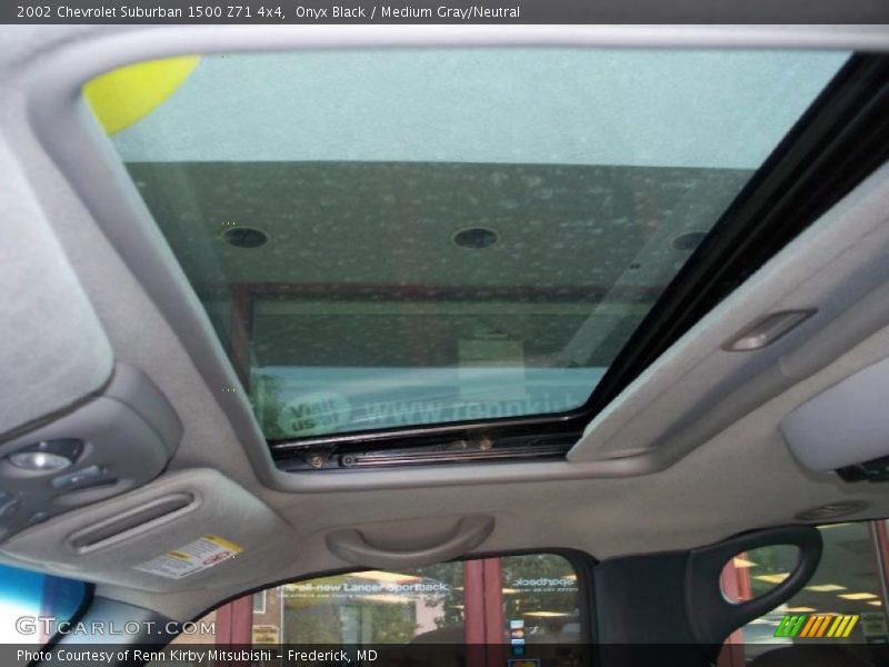 Onyx Black / Medium Gray/Neutral 2002 Chevrolet Suburban 1500 Z71 4x4