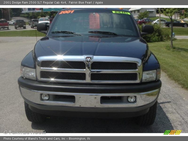 Patriot Blue Pearl / Agate 2001 Dodge Ram 2500 SLT Regular Cab 4x4