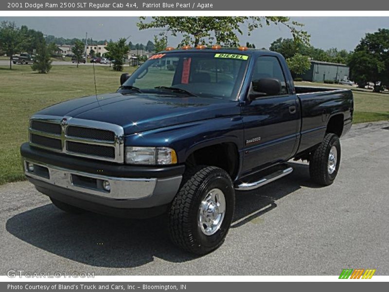 Patriot Blue Pearl / Agate 2001 Dodge Ram 2500 SLT Regular Cab 4x4
