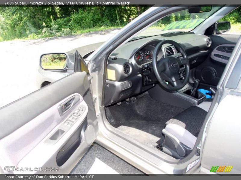 Steel Gray Metallic / Anthracite Black 2006 Subaru Impreza 2.5i Sedan
