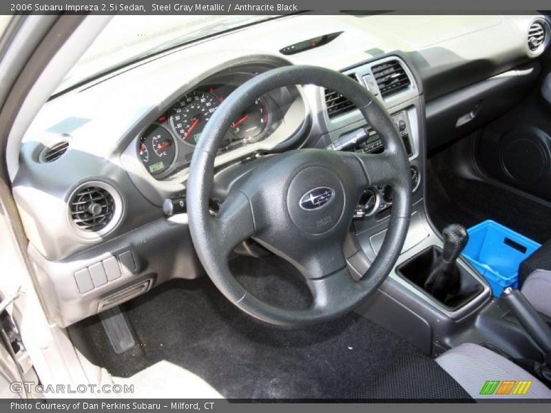 Steel Gray Metallic / Anthracite Black 2006 Subaru Impreza 2.5i Sedan