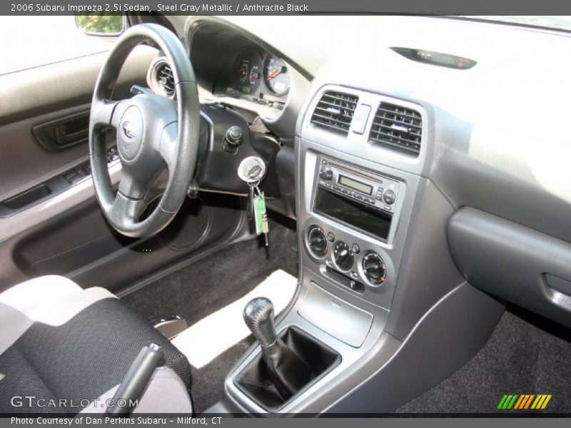 Steel Gray Metallic / Anthracite Black 2006 Subaru Impreza 2.5i Sedan