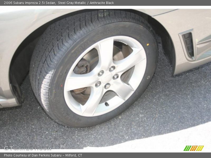 Steel Gray Metallic / Anthracite Black 2006 Subaru Impreza 2.5i Sedan