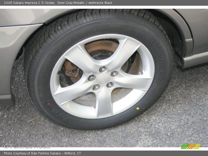 Steel Gray Metallic / Anthracite Black 2006 Subaru Impreza 2.5i Sedan