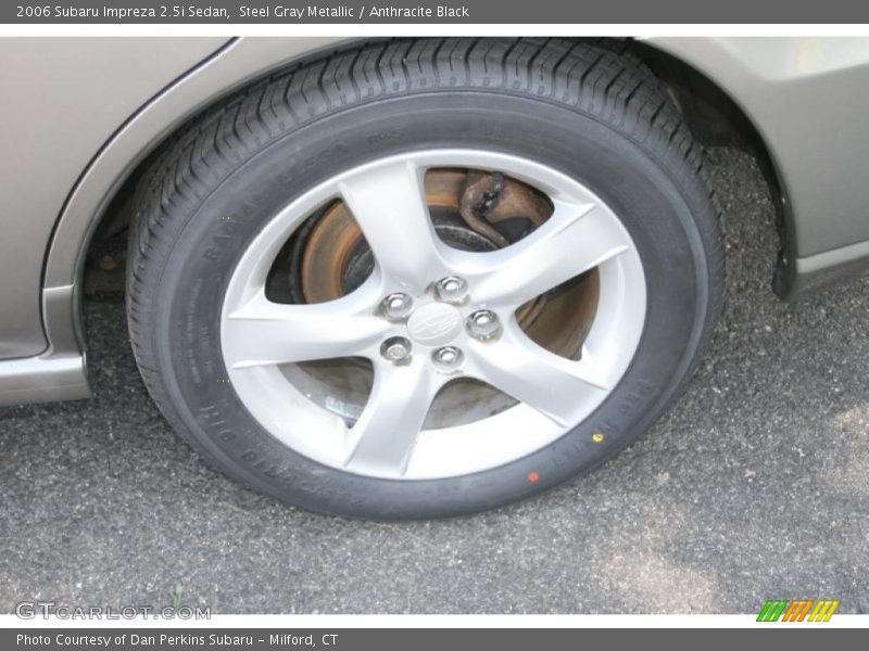Steel Gray Metallic / Anthracite Black 2006 Subaru Impreza 2.5i Sedan