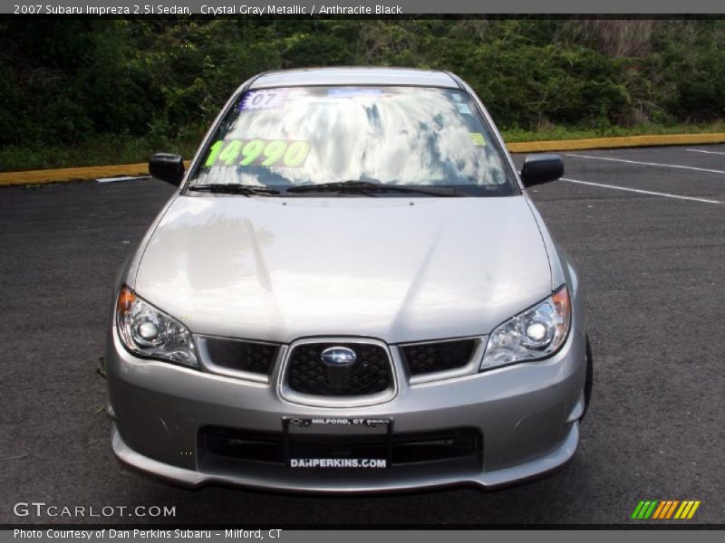 Crystal Gray Metallic / Anthracite Black 2007 Subaru Impreza 2.5i Sedan