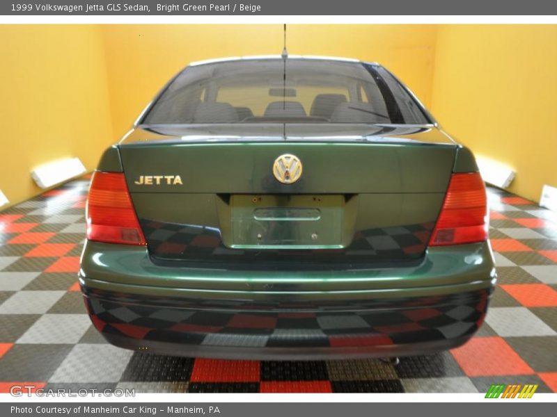 Bright Green Pearl / Beige 1999 Volkswagen Jetta GLS Sedan