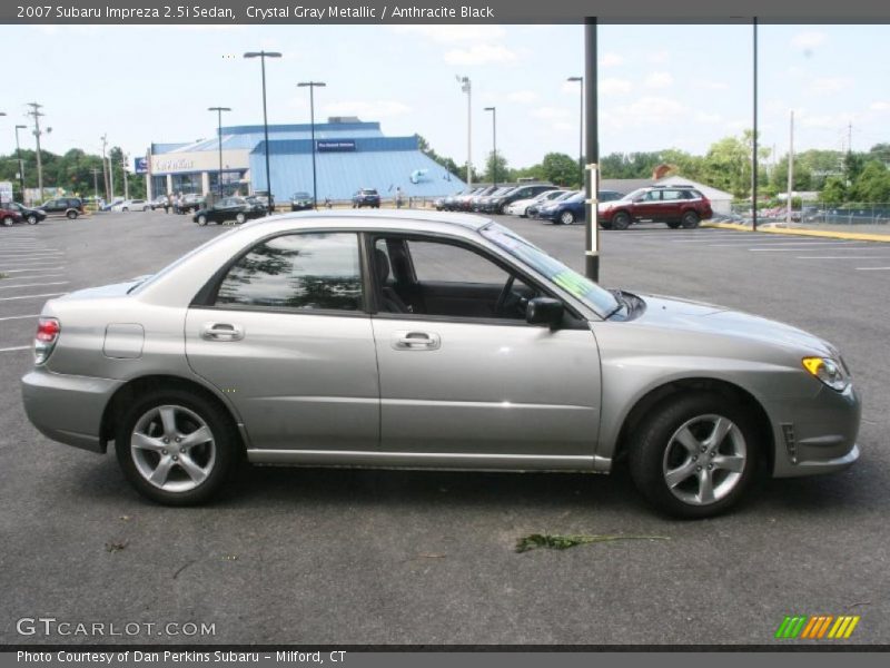Crystal Gray Metallic / Anthracite Black 2007 Subaru Impreza 2.5i Sedan