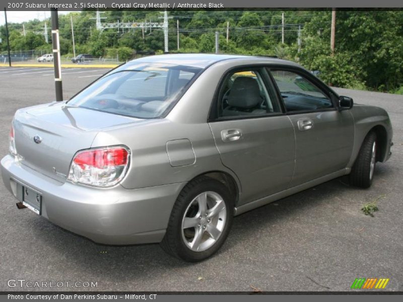 Crystal Gray Metallic / Anthracite Black 2007 Subaru Impreza 2.5i Sedan