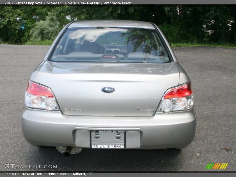 Crystal Gray Metallic / Anthracite Black 2007 Subaru Impreza 2.5i Sedan