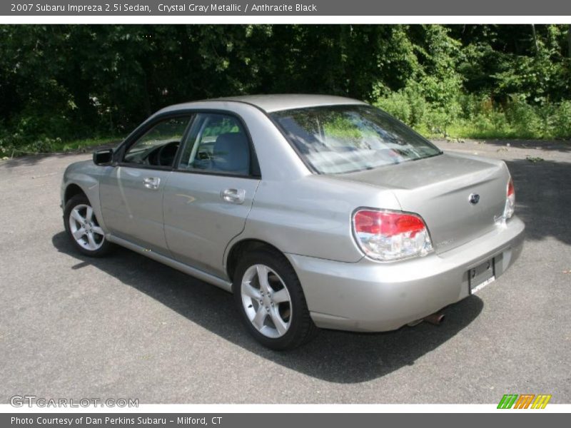 Crystal Gray Metallic / Anthracite Black 2007 Subaru Impreza 2.5i Sedan