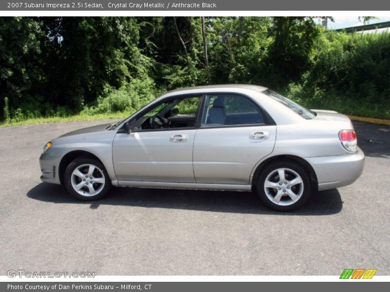 Crystal Gray Metallic / Anthracite Black 2007 Subaru Impreza 2.5i Sedan
