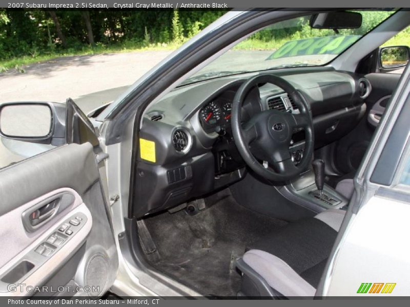 Crystal Gray Metallic / Anthracite Black 2007 Subaru Impreza 2.5i Sedan