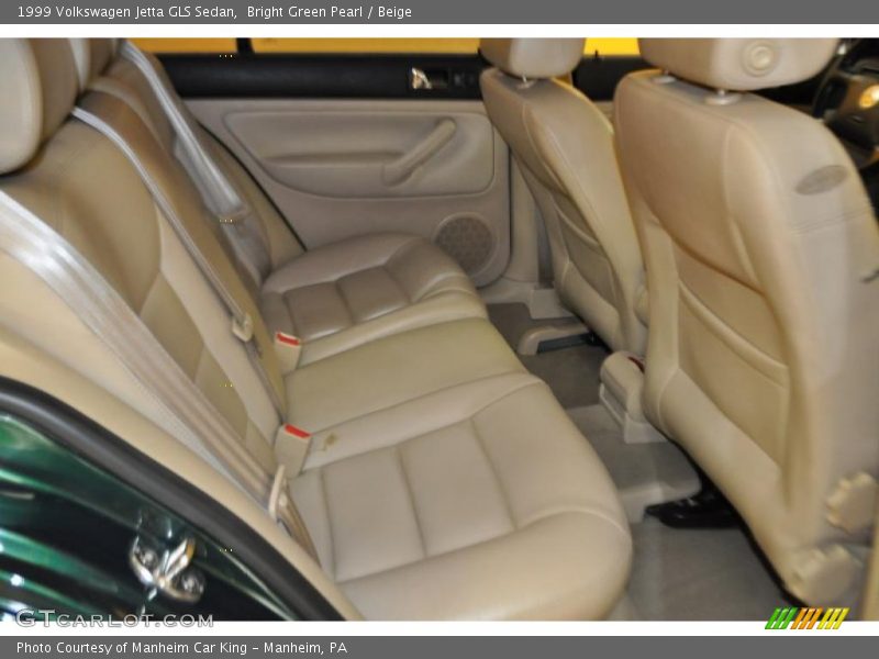 Bright Green Pearl / Beige 1999 Volkswagen Jetta GLS Sedan