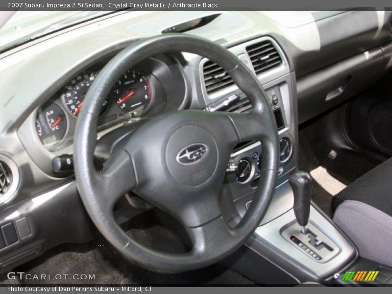 Crystal Gray Metallic / Anthracite Black 2007 Subaru Impreza 2.5i Sedan