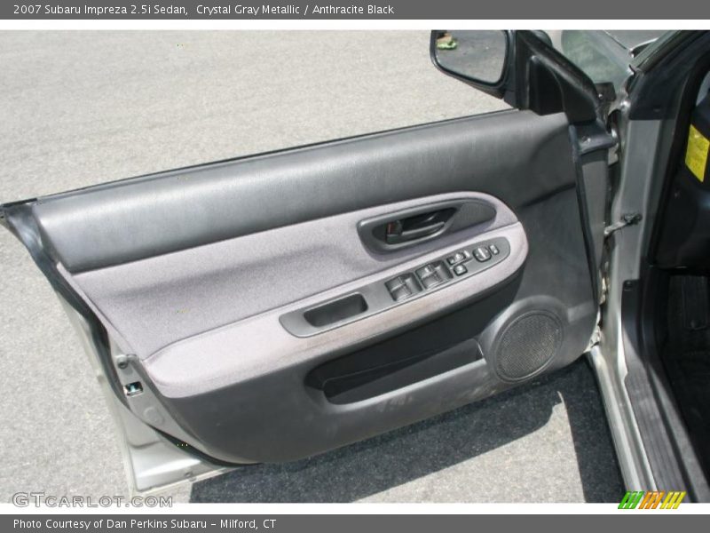 Crystal Gray Metallic / Anthracite Black 2007 Subaru Impreza 2.5i Sedan