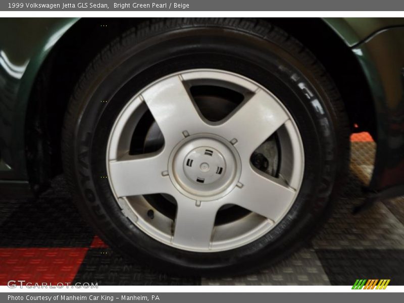 Bright Green Pearl / Beige 1999 Volkswagen Jetta GLS Sedan