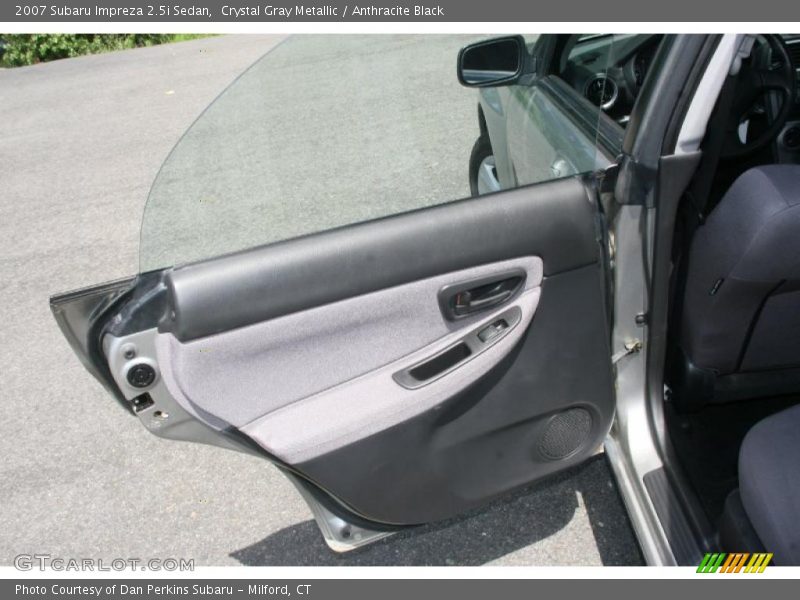 Crystal Gray Metallic / Anthracite Black 2007 Subaru Impreza 2.5i Sedan