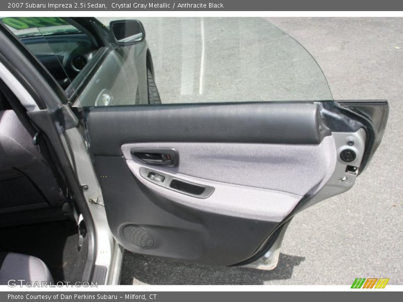 Crystal Gray Metallic / Anthracite Black 2007 Subaru Impreza 2.5i Sedan