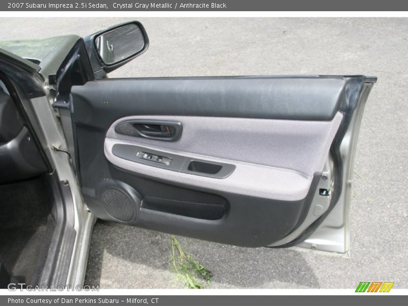 Crystal Gray Metallic / Anthracite Black 2007 Subaru Impreza 2.5i Sedan