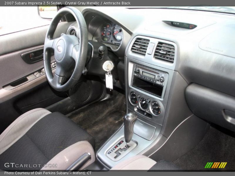 Crystal Gray Metallic / Anthracite Black 2007 Subaru Impreza 2.5i Sedan