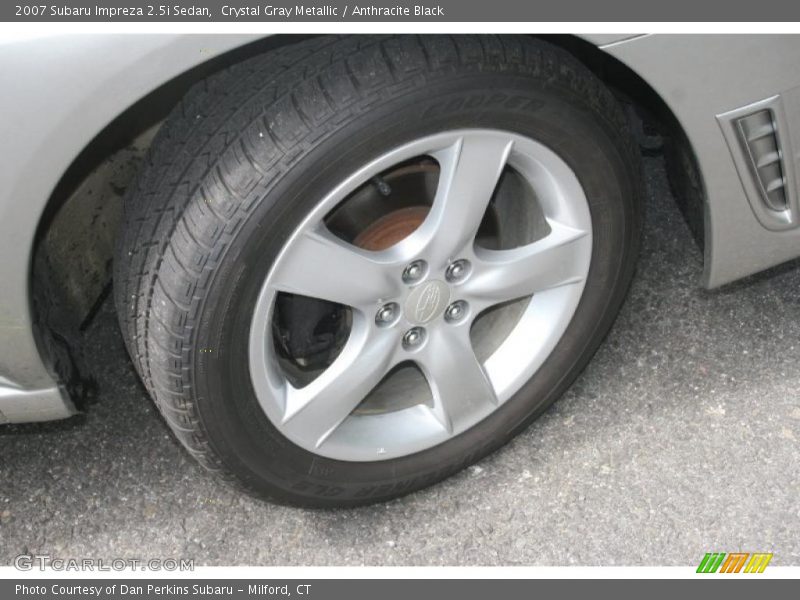 Crystal Gray Metallic / Anthracite Black 2007 Subaru Impreza 2.5i Sedan