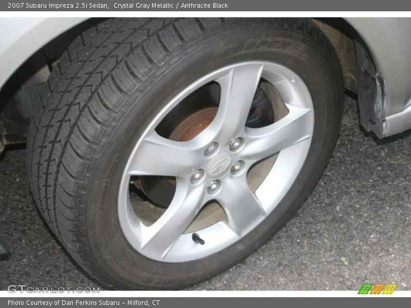 Crystal Gray Metallic / Anthracite Black 2007 Subaru Impreza 2.5i Sedan