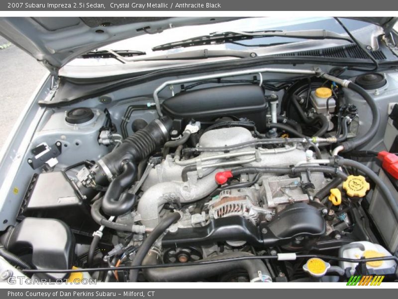 Crystal Gray Metallic / Anthracite Black 2007 Subaru Impreza 2.5i Sedan