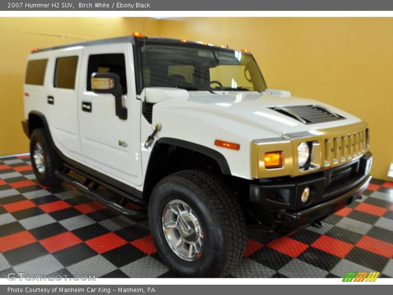 Birch White / Ebony Black 2007 Hummer H2 SUV
