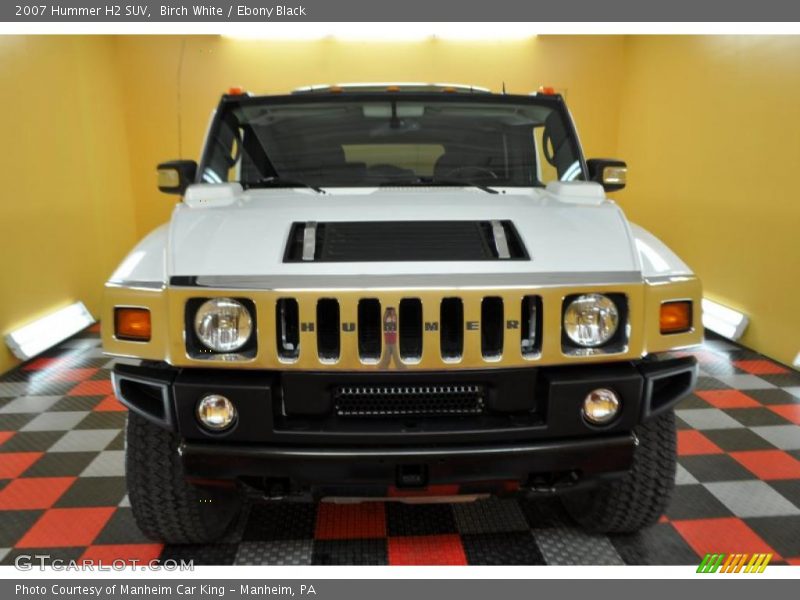 Birch White / Ebony Black 2007 Hummer H2 SUV