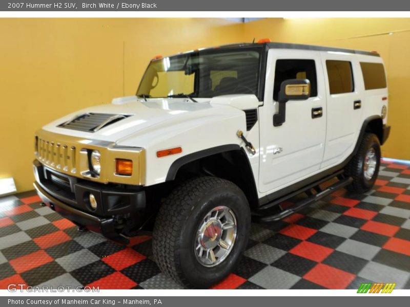 Birch White / Ebony Black 2007 Hummer H2 SUV