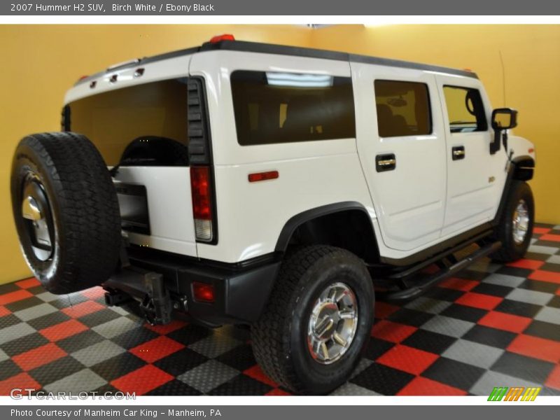 Birch White / Ebony Black 2007 Hummer H2 SUV