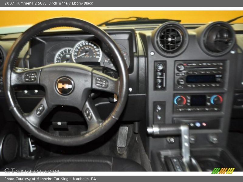 Birch White / Ebony Black 2007 Hummer H2 SUV