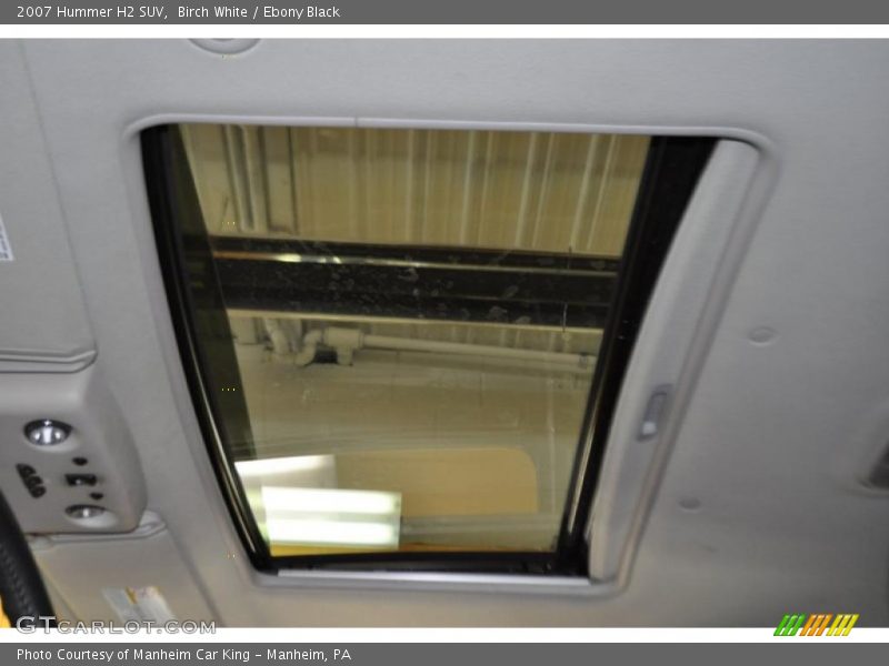 Birch White / Ebony Black 2007 Hummer H2 SUV