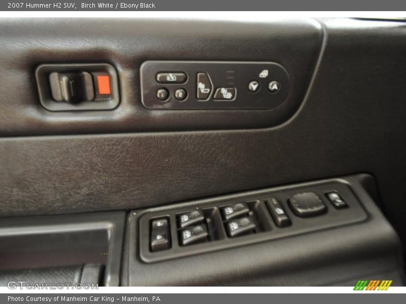 Birch White / Ebony Black 2007 Hummer H2 SUV