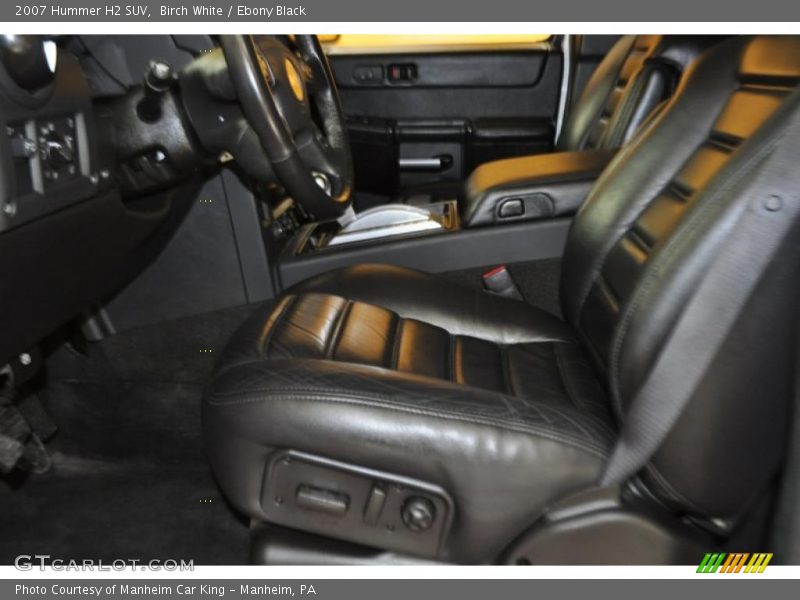 Birch White / Ebony Black 2007 Hummer H2 SUV