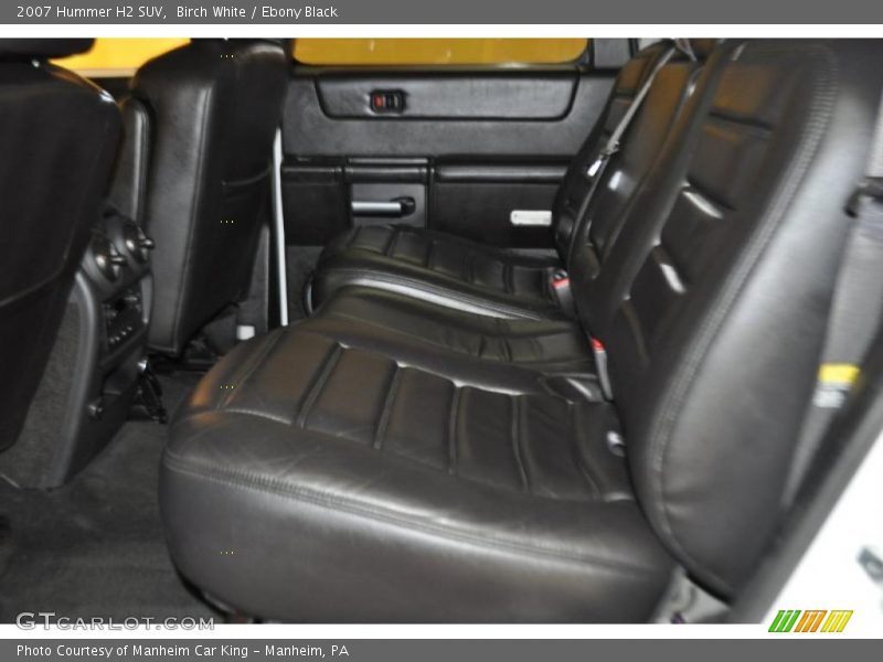 Birch White / Ebony Black 2007 Hummer H2 SUV