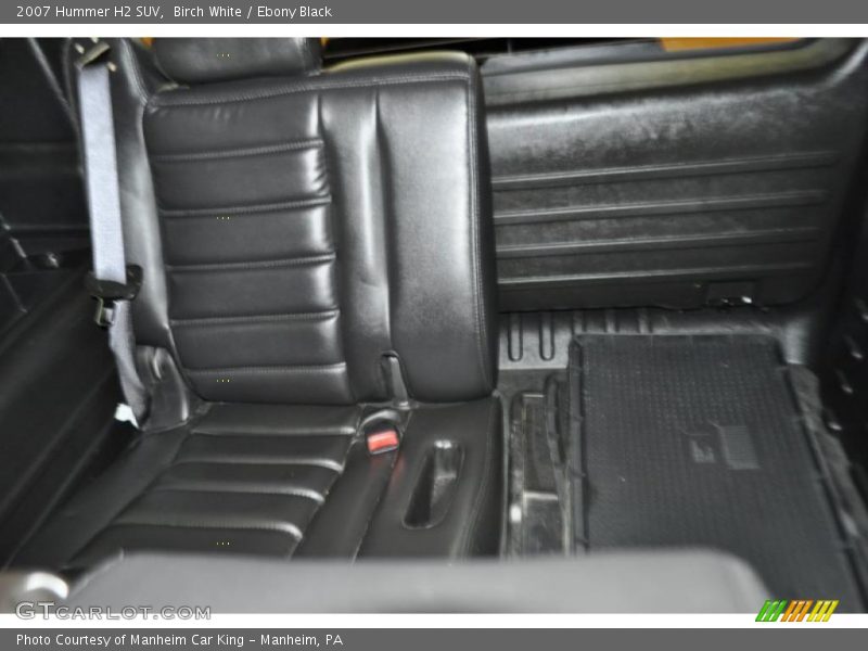 Birch White / Ebony Black 2007 Hummer H2 SUV