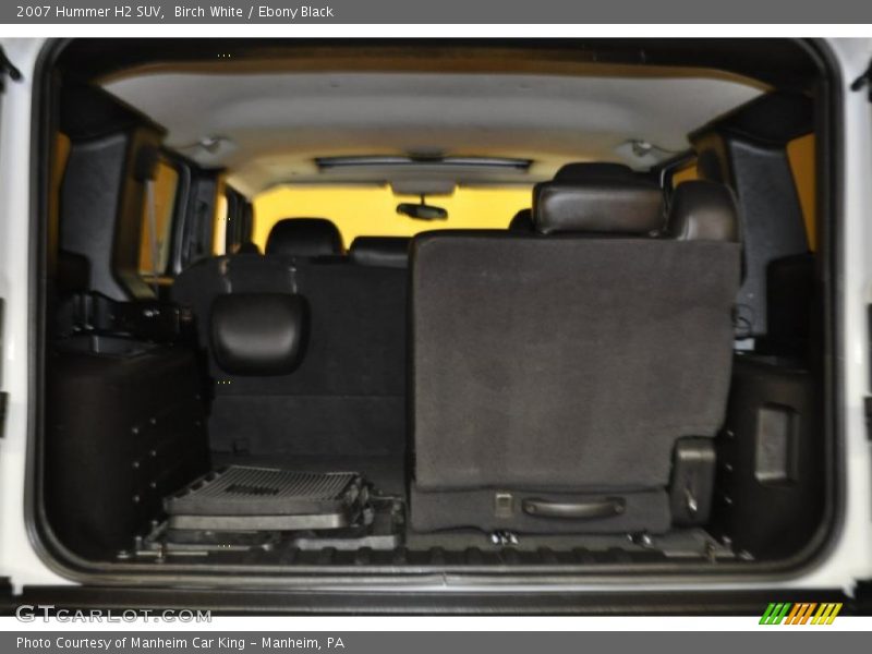 Birch White / Ebony Black 2007 Hummer H2 SUV