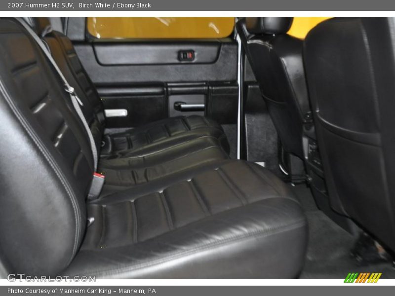 Birch White / Ebony Black 2007 Hummer H2 SUV