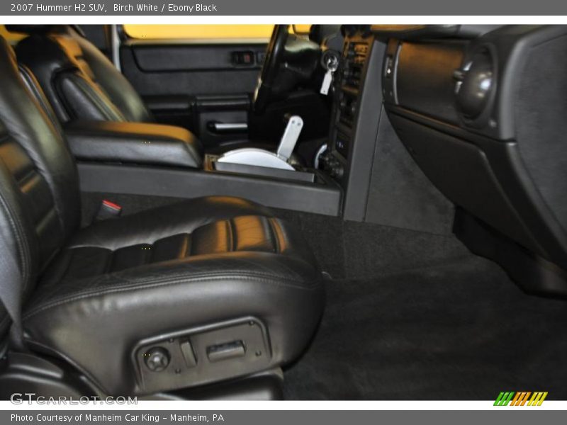 Birch White / Ebony Black 2007 Hummer H2 SUV