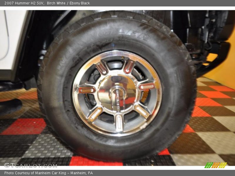 Birch White / Ebony Black 2007 Hummer H2 SUV